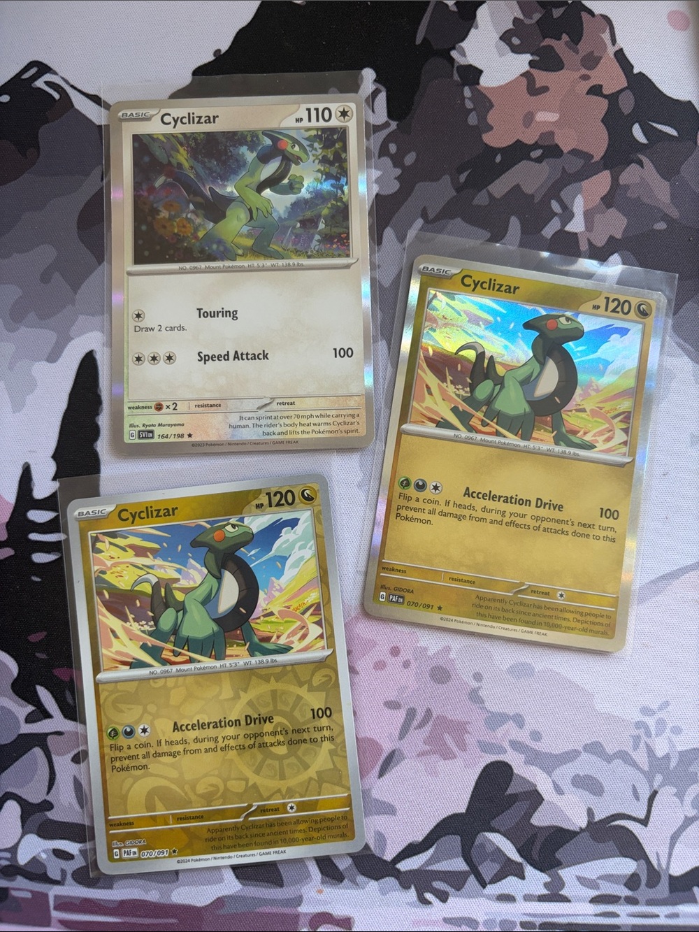 Cyclizar Character Pokémon Holo Reverse Holo Card Lot 🦎 | 3 Cards ✨5/$25✨